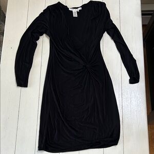 Max Studio Black Long Sleeve Dress